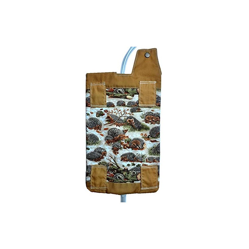 Catheter Leg Bag Holder. Cover. Hedgehogs.