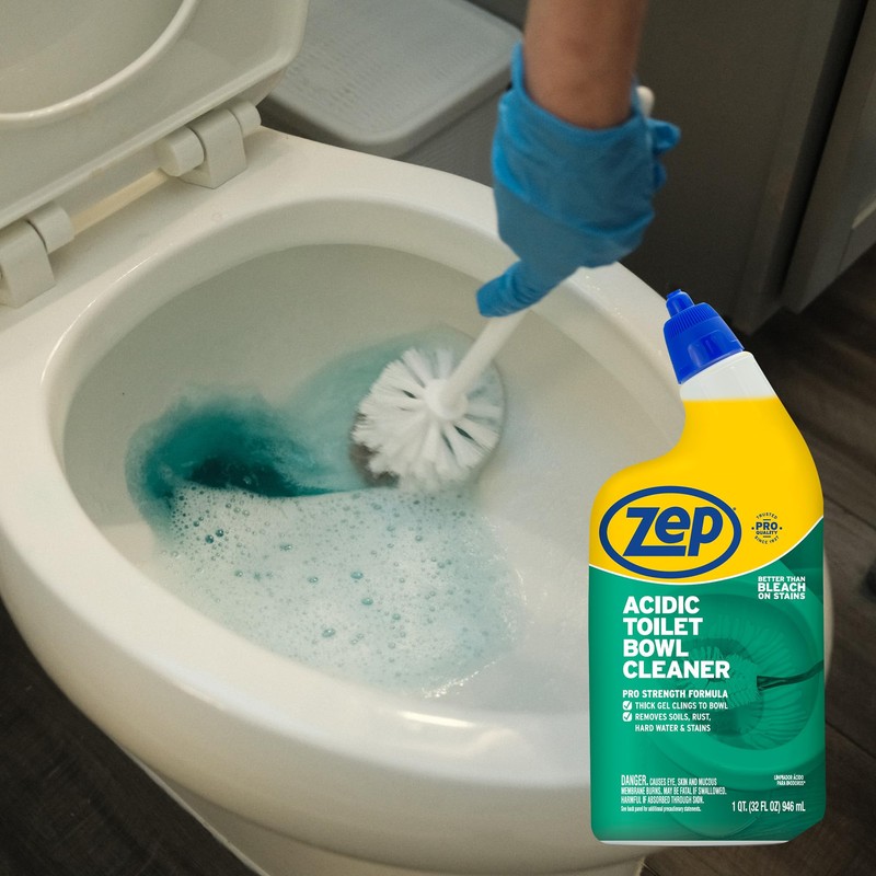 Zep Acidic Toilet Bowl Cleaner, 32 Oz