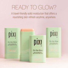 Pixi Beauty On-the-Glow | Colorless Solid Moisturizer Stick | Multi-Use Moisturizer | Travel-Friendly Hydration Anywhere You Go | 0.67 Oz