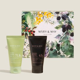 Mary&May [Mary&May]Soothing Gel Cream+Idebenone Blackberry Cream Duo Set