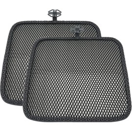 carrotez 2 Pack Double Breathable 3D Air Mesh Cool Seat Cushion Pad for Cars Seats, Home Office Chairs, Wheelchairs, 17.75" x 17.75" - Black