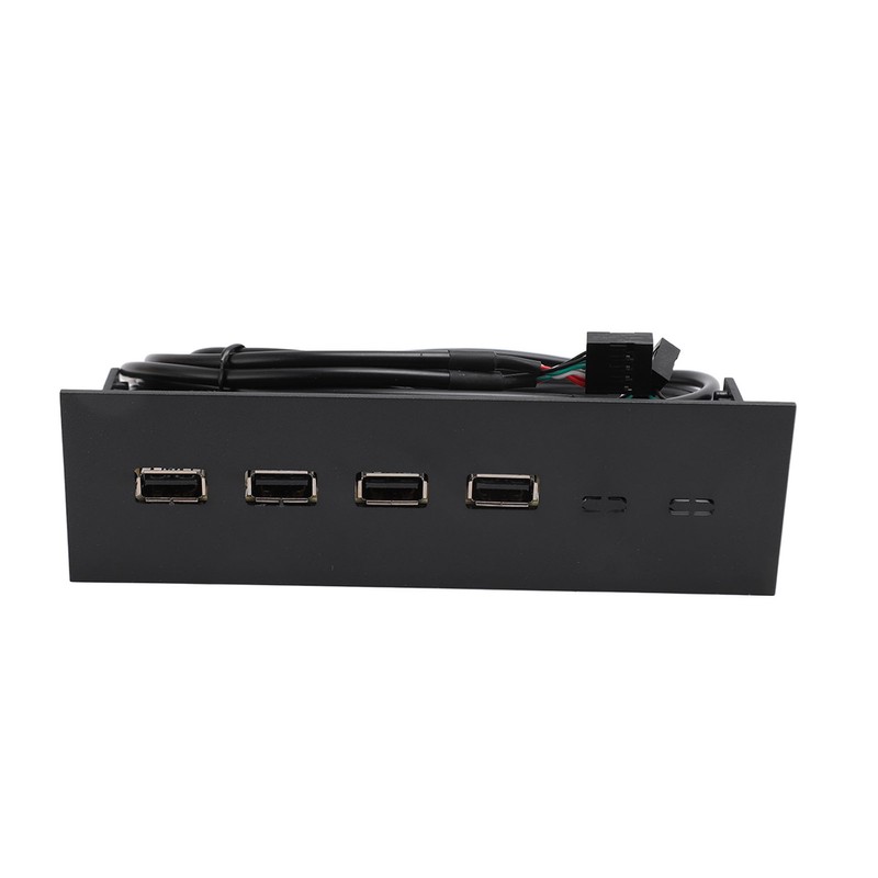 USB Front Panel Hub 5.25in 4 Ports High Speed Stable