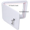RV Trailer Electric Power Cord Cable Hatch with 2 Keys,