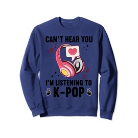 Cool Kpop Art For Teen Girls Women Korean Band Lover K-pop Sweatshirt