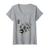 Womens makkuro kurosuke V-Neck T-Shirt