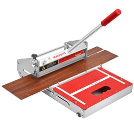 MAIHUITE 10mm Thick Floor Cutter - 13" Pro Vinyl Floor Cutter for LVP, LVT, WPC, SPC, PVC, VCT, Rigid Core Vinyl Flooring - Honing Stone Included - Manual Operation, No Electricity, No Noise