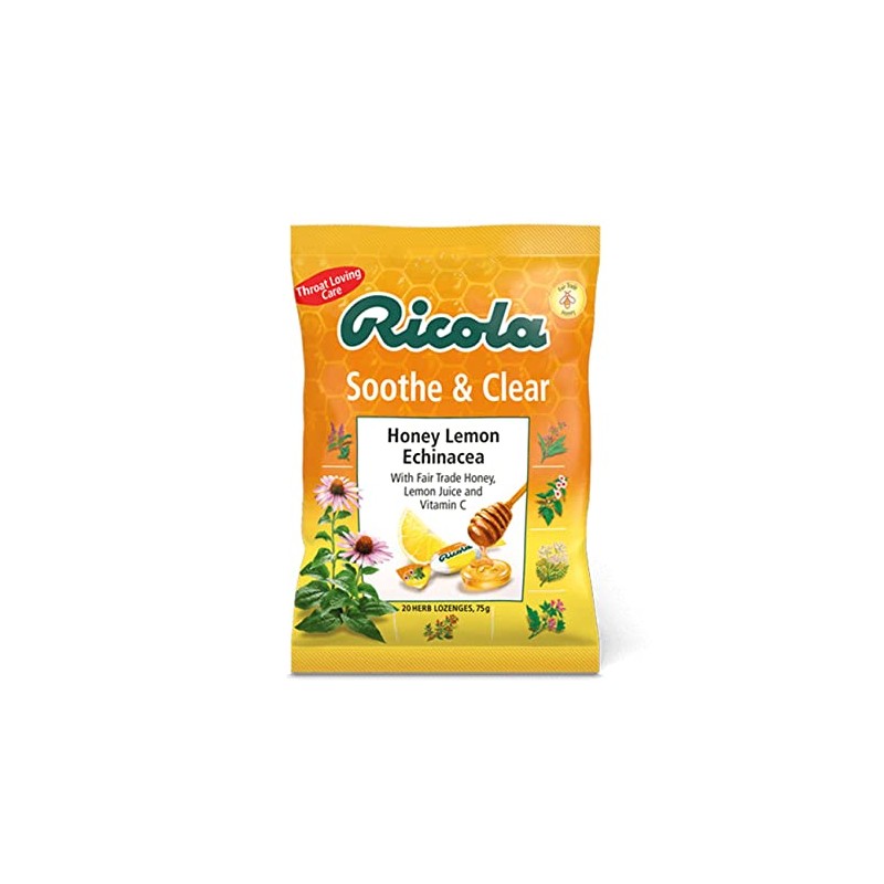 Ricola Soothe & Clear Honey Lemon Echinacea 75g