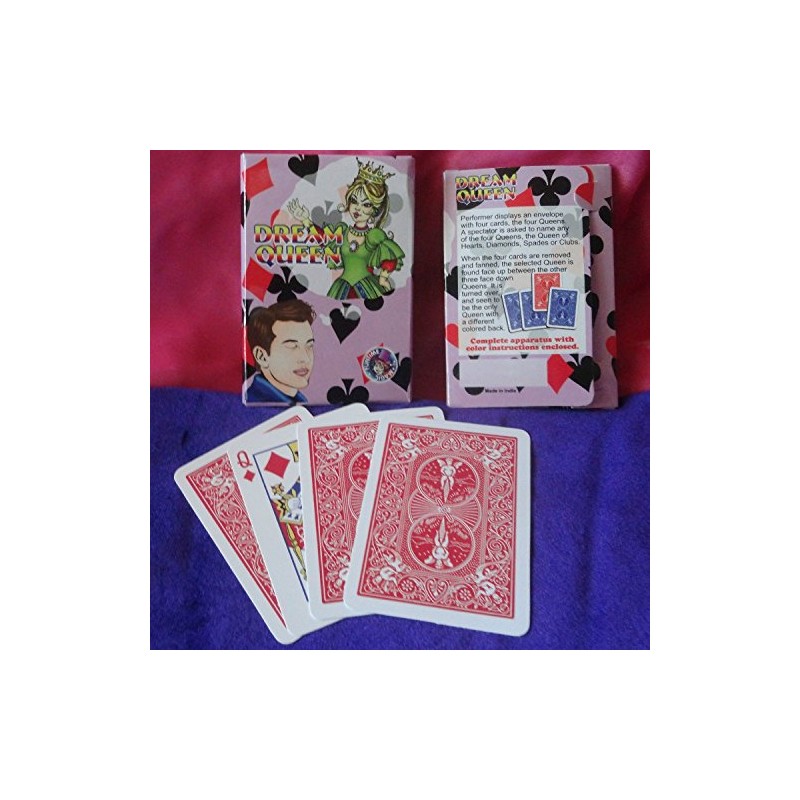 MilesMagic Magician's Dream Queen Mentalism Illusion Effect Real Card Gimmick