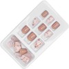 P146: 24 Piezas de Uñas Postizas, Cubierta Completa, Pegamento en