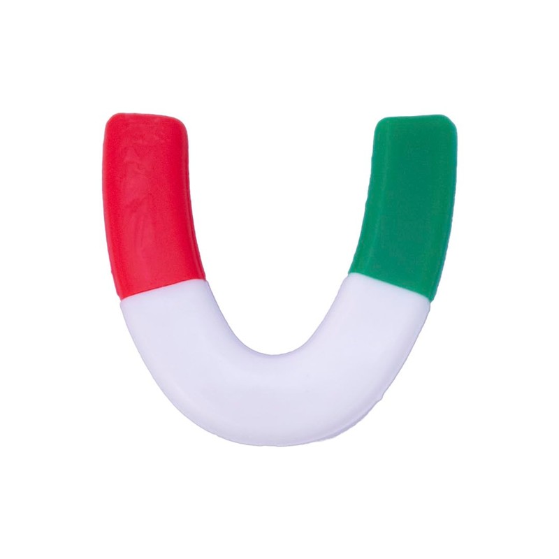 Protectores Bucales Sencillos para Box Verde/Blanco/Rojo MJM IN