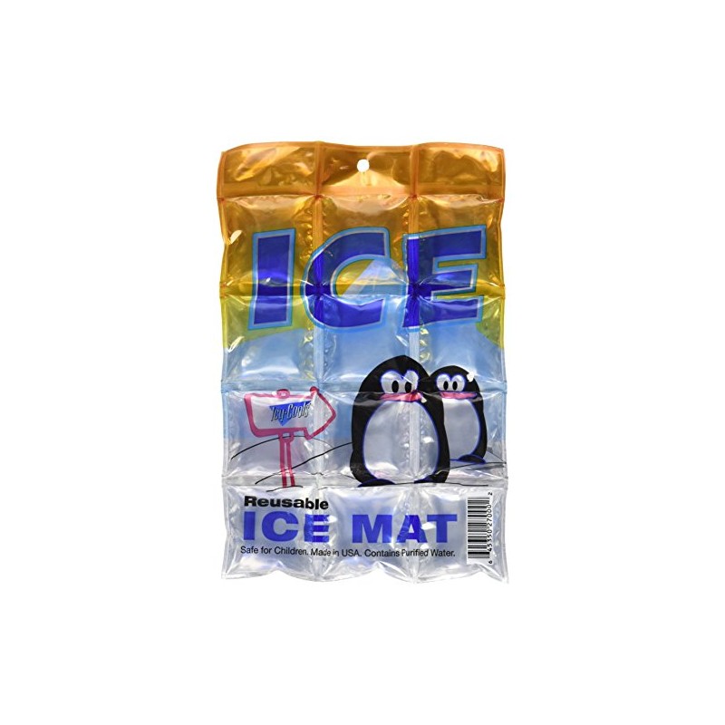 Icy Cools Penguins Reusable Hinged Ice Mat - Pack of