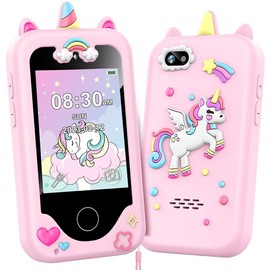 Adorable Unicorn Camera Phone Toy - Kids Gift with Hanging Strap! Fun Birthday Surprise for Boys & Girls! - Color: Blue