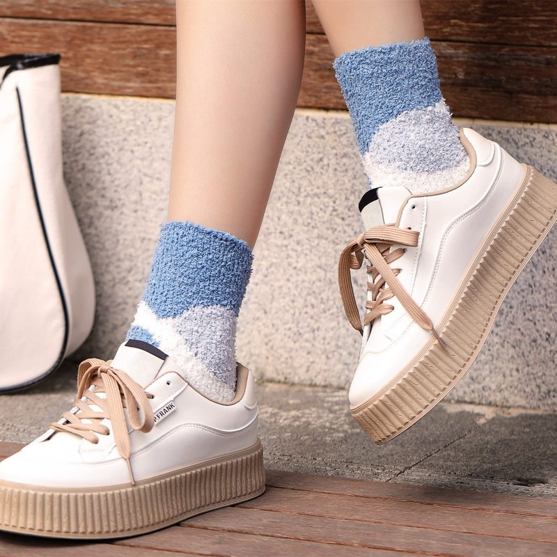 Clothirily Fuzzy Socks for Women - Fluffy, Winter Funny Animal