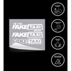 3 Models of Different Fake Taxi Stickers for Car JDM
