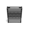 TRU RED 5-Pocket Mesh Letter Wall File, Black (TR57582-CC)
