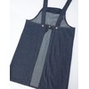 Edwin Apron with Two Stage Adjustable Back Button, Denim H-Shape,