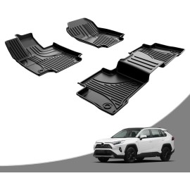 AUS Car Floor Mats Liners Carpet For 2019-2024 Toyota RAV4 Hybrid All Weather Rubber