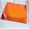 Set of 2 Orange Acrylic Sheet,Orange Mirror Acrylic Plexiglass Plastic