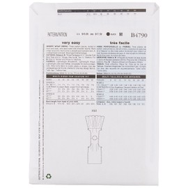 Butterick Patterns B4790 Size FF 16-18-20-22 Misses Wrap Dress, Pack of 1, White