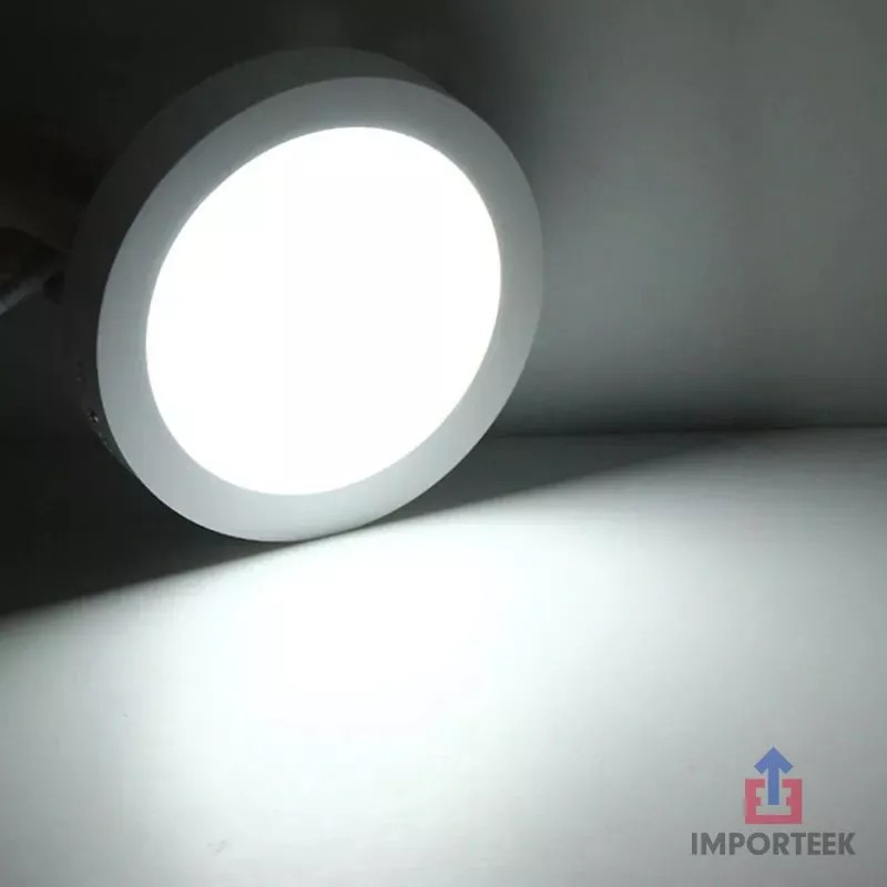 Importeek 3pz Lampara Techo Luz Led Moderna Sobreponer Empotrable 24w