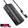PULWTOP Displaylink Adapter, 4K@60Hz DisplayPort and HDMI Dual Monitor Adapter