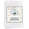 Natural Elephant Exfoliating Washcloth - Pearl White Japanese Shower Scrubber