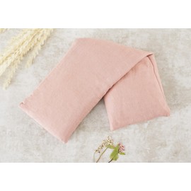 Bucky Linen Hot & Cold Body Wrap, Natural Buckwheat Filling, Pink, 16x5-inch