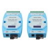 2Pcs RS485/422/232 Fiber Optic Converter Bidirectional Transimitter Receiver Modem Transmission