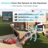 Chtoocy 1/2 Mile Long Range Solar Wireless Driveway Alarm Outdoor