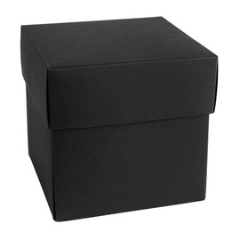 Ideen mit Herz Surprise Box with Album | 12.5 cm x 12.5 cm x 12.5 cm | 300 g/m² | Black