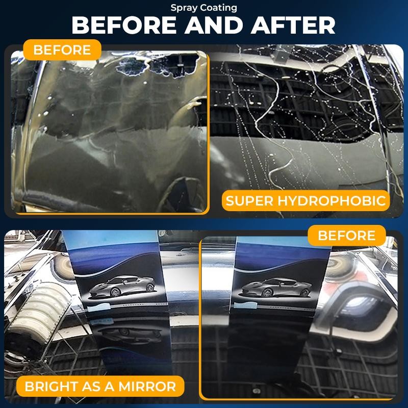 Spray & Protect! Nano Car Coating for Ultra Gloss Finish