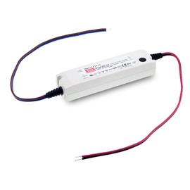 MEAN WELL PLN-20-48 LED Driver Enclosed Switching Power Supply, 48 Volt, 0.42 Amp, 20.2 Watt
