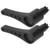 2pcs PVC Kayak Rudder Steering Control Handle Grip Replacement For