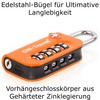 OW-Travel Luggage Locks TSA Approved (2 Pack Orange) 4 Digit