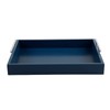 JJSQYLAN Wooden Serving Tray with Handles Rectangle Breakfast Tray for
