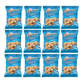 Grandma's Homestyle Cookies - Mini Vanilla Sandwich Creme Bites (Pack of 12)