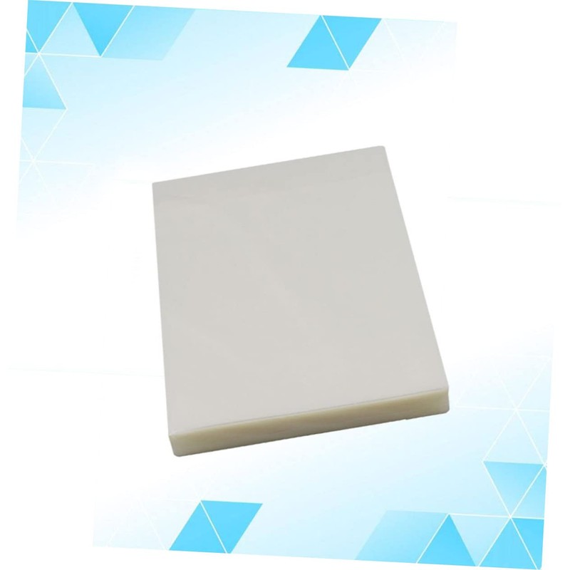SEWACC 100pcs Thermal Laminating Sheets Clear Photo Sealer Film for