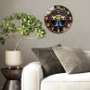 30x30cm Round Wall Clock that is Backed by a Manufacturer's