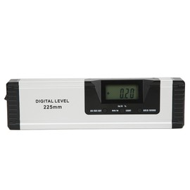 225mm Digital Backlight Red Laser Level Ruler Aluminum Alloy Magnetic Spirit Level