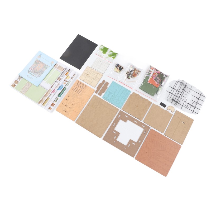 DIY Miniature Dollhouse Kit 1:24 Scale Dollhouse Puzzle Toy for