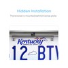 Back Up Camera License Plate Mount,(2PCS)PixelMan Universal Metal Backup Camera