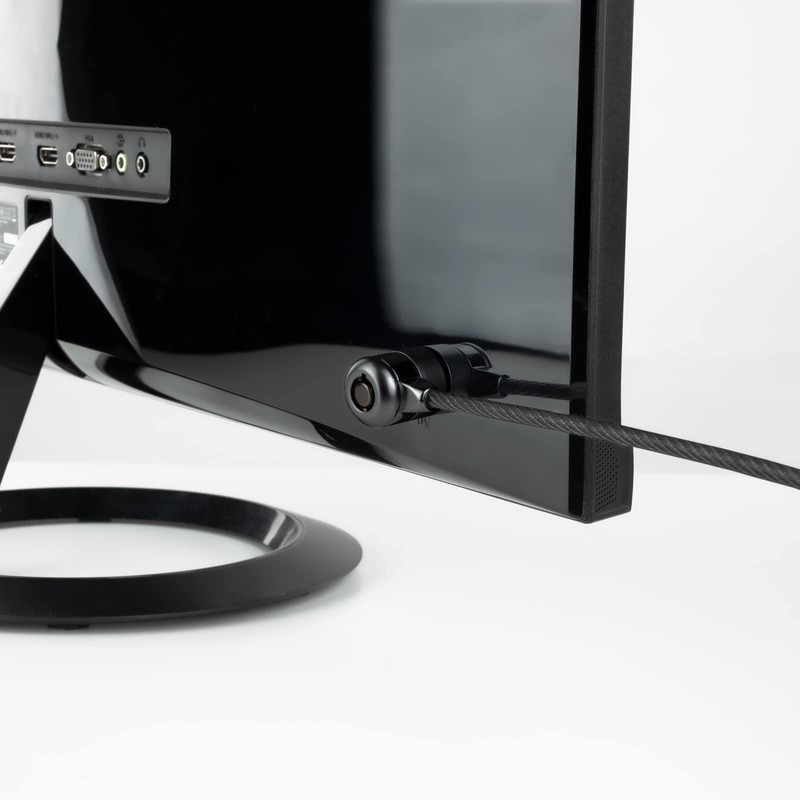 TOOQ TQCLKC0025-G Laptop Security Cable with Key 1.5 Metres Dark