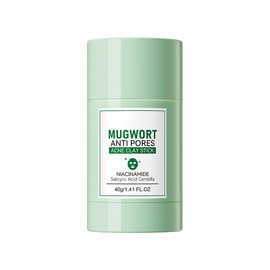 ZQUKAMZ Wormwood Mud Clay Mask - Deep Cleansing Pore Purifying Clay Mask with Tea Tree, Bentonite and Kaolin Clay - Vegan Clay Mask for Face and Body 40g