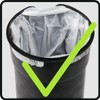 WENKO Leman pedal bin, 3 liters, with removable insert, made