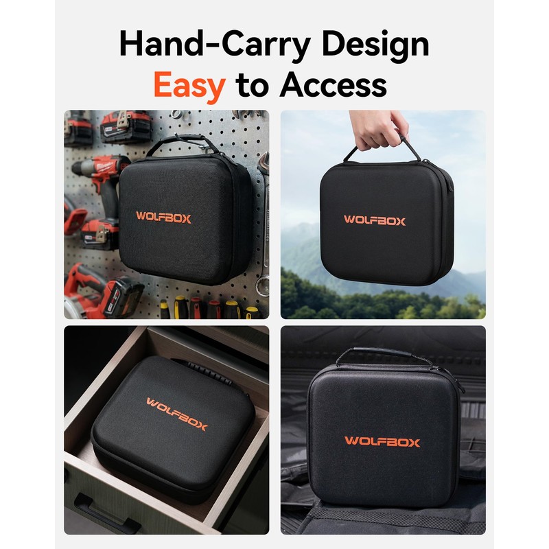 WOLFBOX Hard Carrying Case for MF60/MF70 Electric Air Duster [CASE