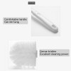 Baffect Curved Toilet Brush Plastic Long Antislip Grip Handle Toilet