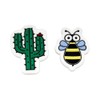 GAMMA Nature Tennis Dampener - Cactus & Bee - 2-Pack