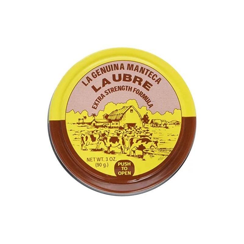 La Genuina Manteca Ubre Tin/Lata 3 Oz. (90g.) Extra Strength
