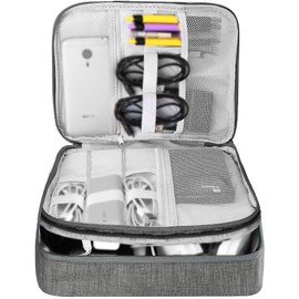 Case Digital Storage bag Portable Electronics Travel Organizer USB Cable Case Gadget