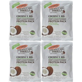 Palmers Coconut Oil Formula Deep Conditioning Protein Pack, 2.1 Oz (Pack of 4)